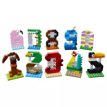 LEGO 40807 Geburtstagszahlen - baubare Tier-Tortendeko (281 Teile)