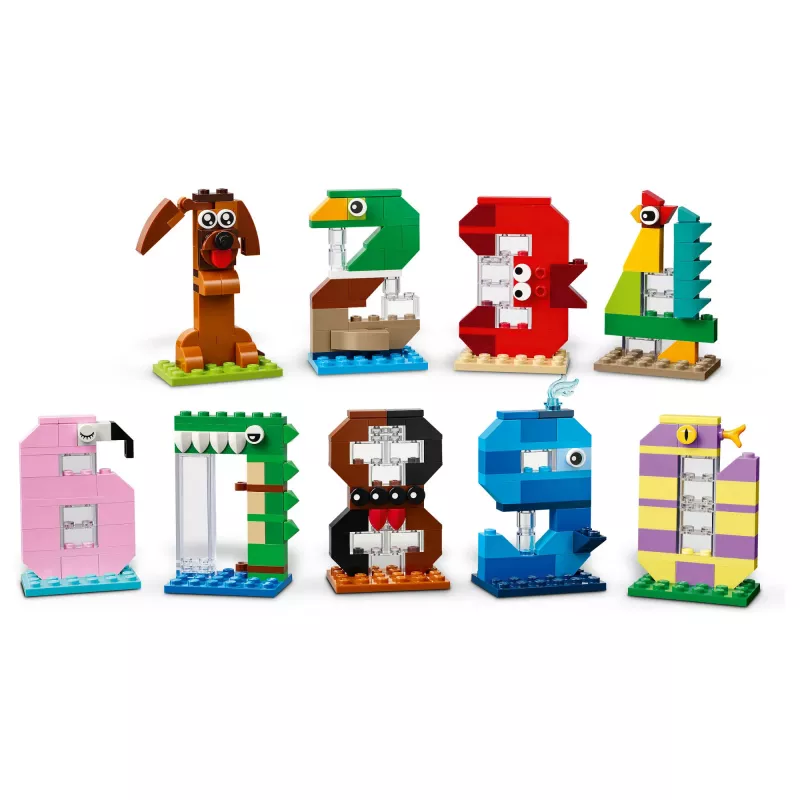 LEGO 40807 Geburtstagszahlen - baubare Tier-Tortendeko (281 Teile)