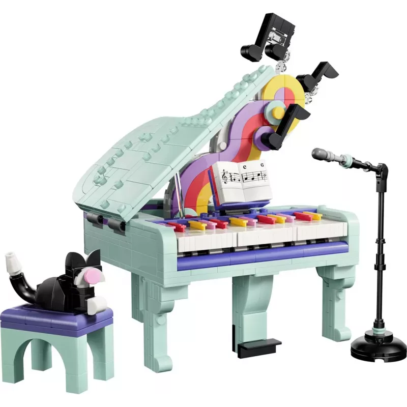 LEGO Creator 3-in-1 31392 Deko-Klavier mit Katze (485 Teile)