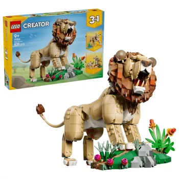 LEGO Creator 3-in-1 31386 Wilde Tiere: Majestätischer Löwe (839 Teile)