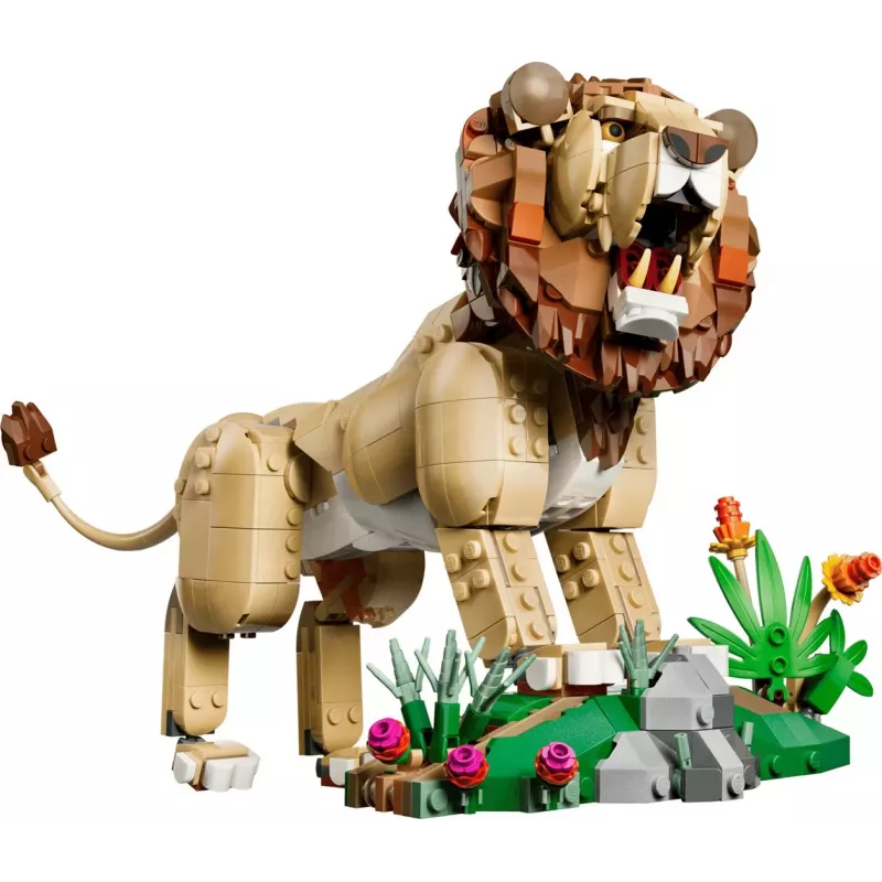 LEGO Creator 3-in-1 31386 Wilde Tiere: Majestätischer Löwe (839 Teile)