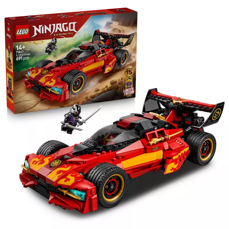LEGO NINJAGO 71867 X-1 Ninja Charger 15. Jubiläum (691 Teile)