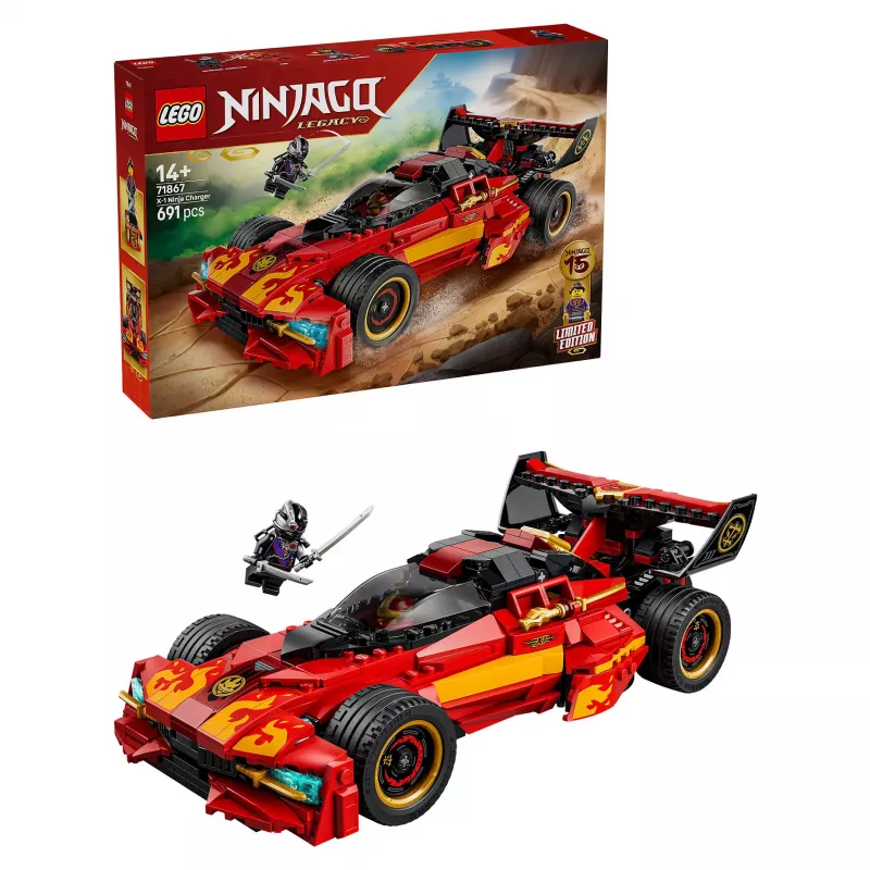 LEGO NINJAGO 71867 X-1 Ninja Charger 15. Jubiläum (691 Teile)