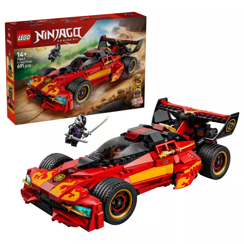 LEGO NINJAGO 71867 X-1 Ninja Charger 15. Jubiläum (691 Teile)
