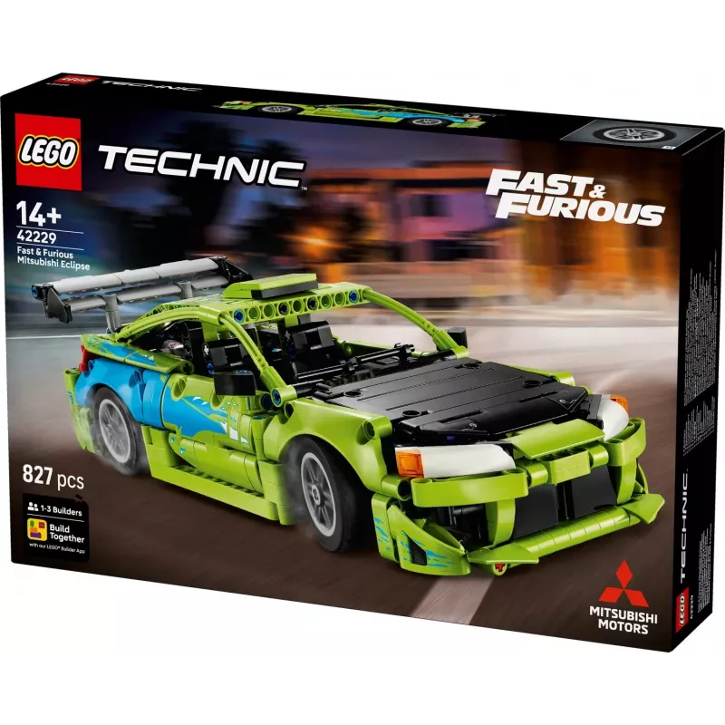 LEGO Technic 42229 Fast & Furious Mitsubishi Eclipse (827 Teile)