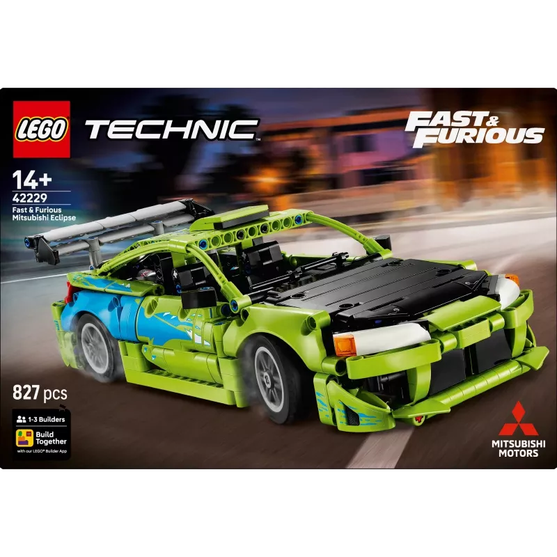 LEGO Technic 42229 Fast & Furious Mitsubishi Eclipse (827 Teile)