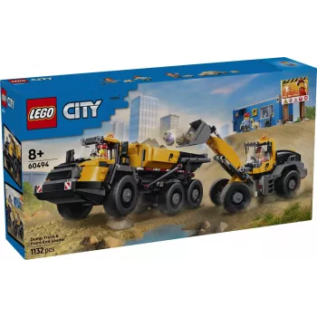 LEGO City 60494 Kipplaster & Radlader (1132 Teile)