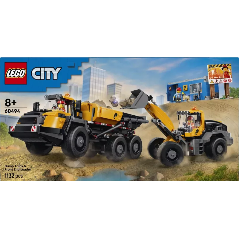 LEGO City 60494 Kipplaster & Radlader (1132 Teile)
