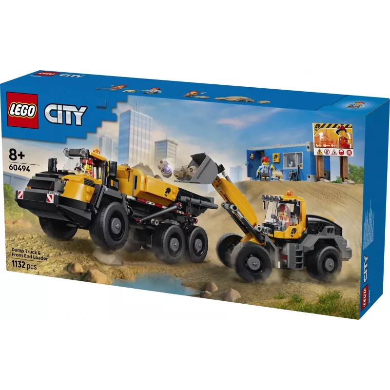 LEGO City 60494 Kipplaster & Radlader (1132 Teile)