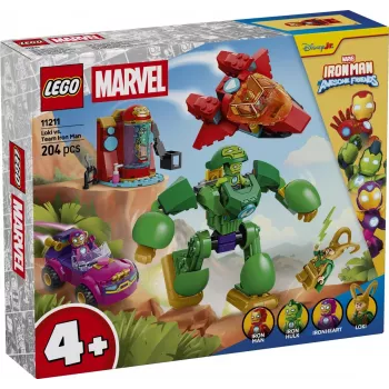 LEGO Marvel 11211 Loki vs. Team Iron Man (204 Teile)