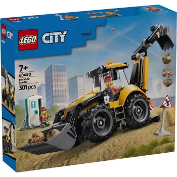 LEGO City 60480 Gelber Baggerlader (301 Teile)