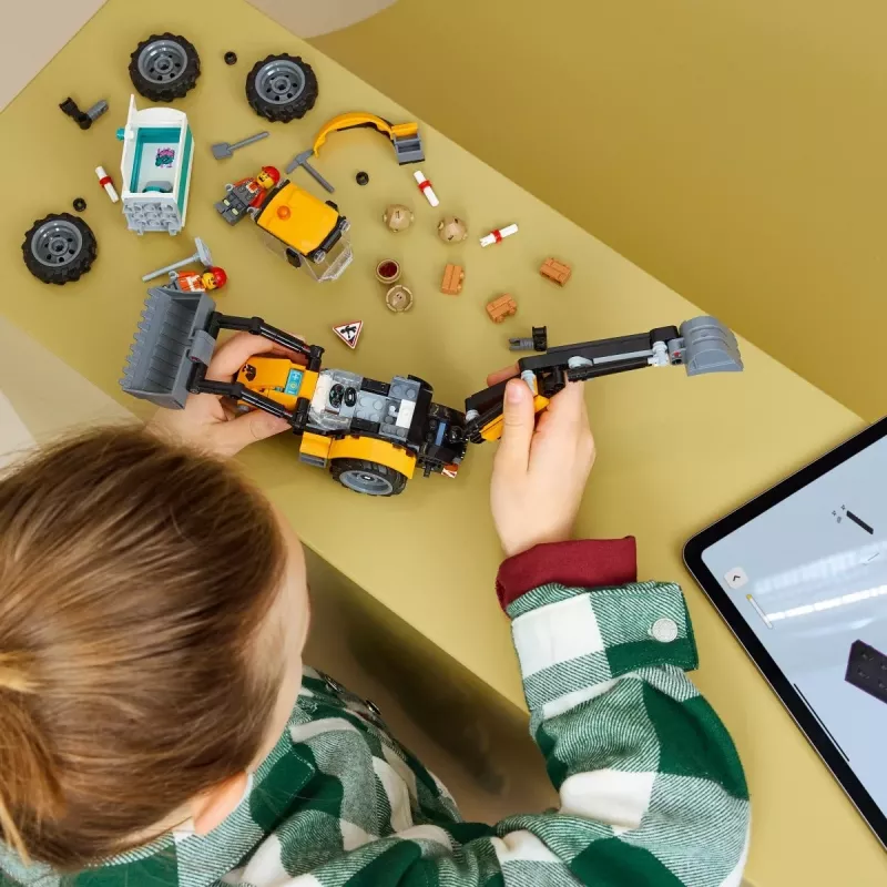 LEGO City 60480 Gelber Baggerlader (301 Teile)