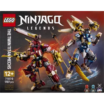 LEGO NINJAGO 71870 Die Zwillings-Titan-Mechs (1707 Teile)