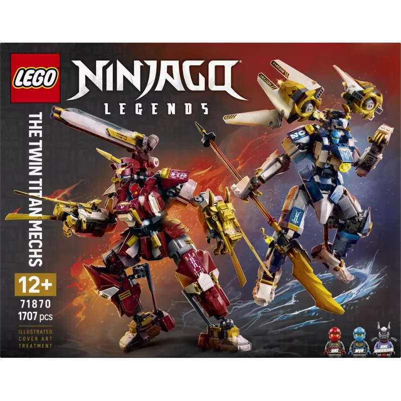 LEGO NINJAGO 71870 Die Zwillings-Titan-Mechs (1707 Teile)