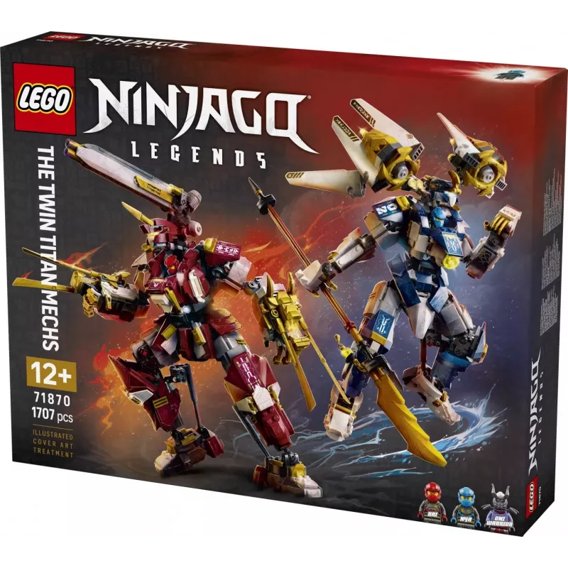 LEGO NINJAGO 71870 Die Zwillings-Titan-Mechs (1707 Teile)