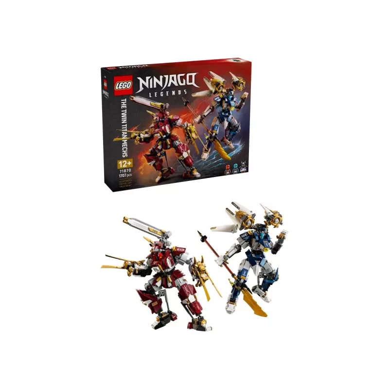 LEGO NINJAGO 71870 Die Zwillings-Titan-Mechs (1707 Teile)