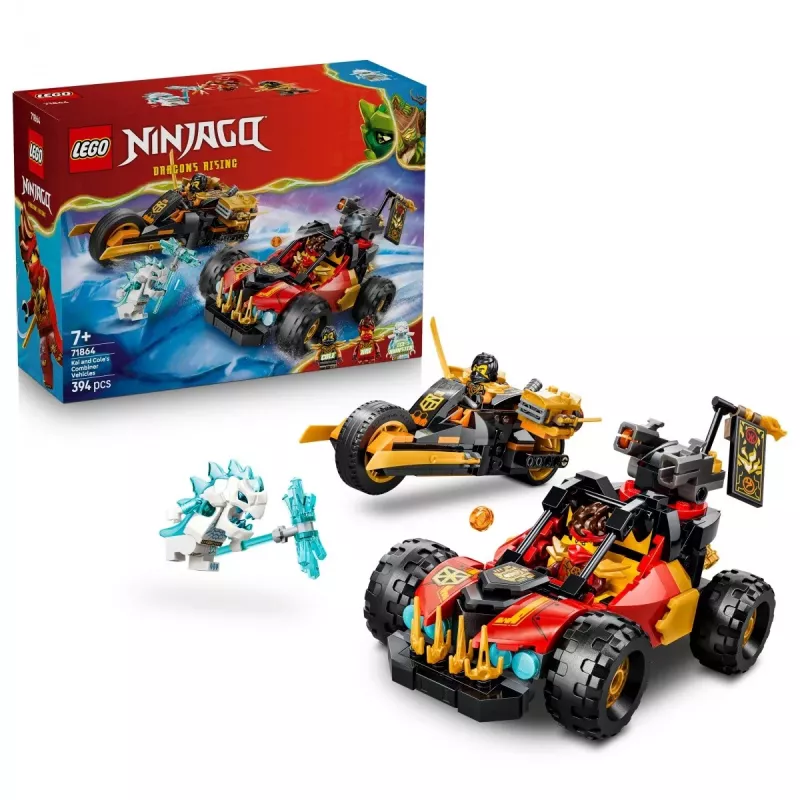LEGO NINJAGO 71864 Kais und Coles Kombi-Fahrzeuge (394 Teile)