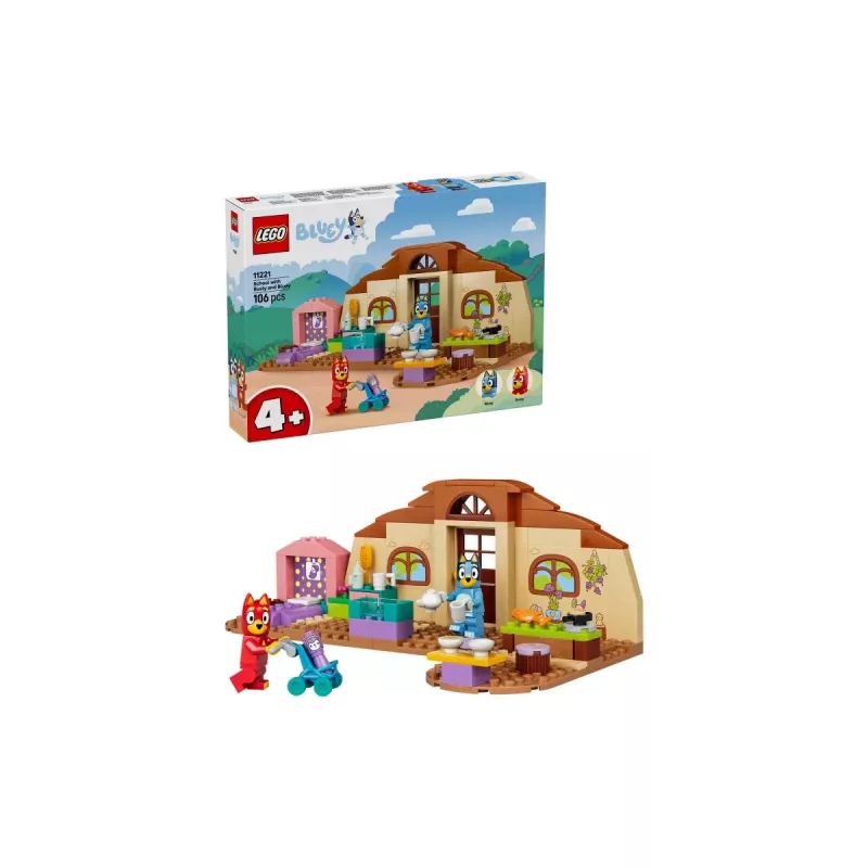 LEGO Bluey 11221 Schule mit Rusty und Bluey (106 Teile)