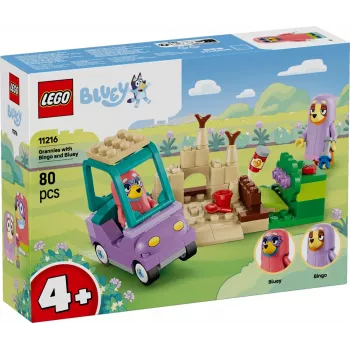 LEGO Bluey 11216 Omas mit Bingo und Bluey (80 Teile)