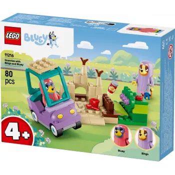 LEGO Bluey 11216 Omas mit Bingo und Bluey (80 Teile)