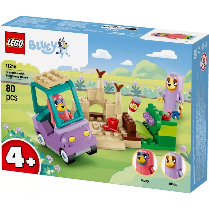 LEGO Bluey 11216 Omas mit Bingo und Bluey (80 Teile)