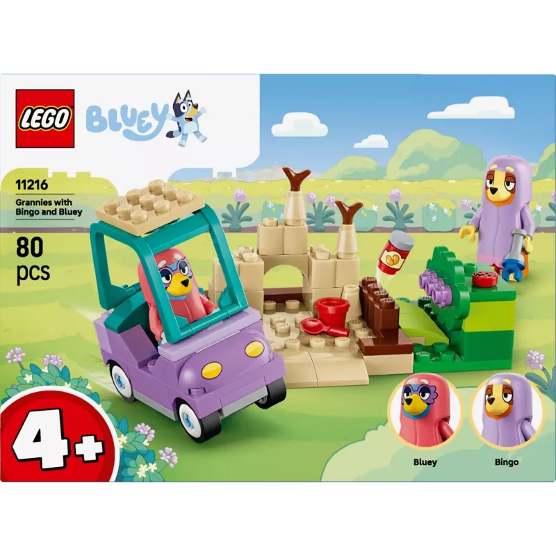 LEGO Bluey 11216 Omas mit Bingo und Bluey (80 Teile)