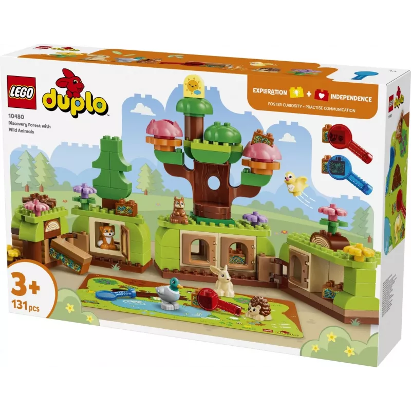 LEGO DUPLO 10480 Entdeckerwald mit Wildtieren (131 Teile)