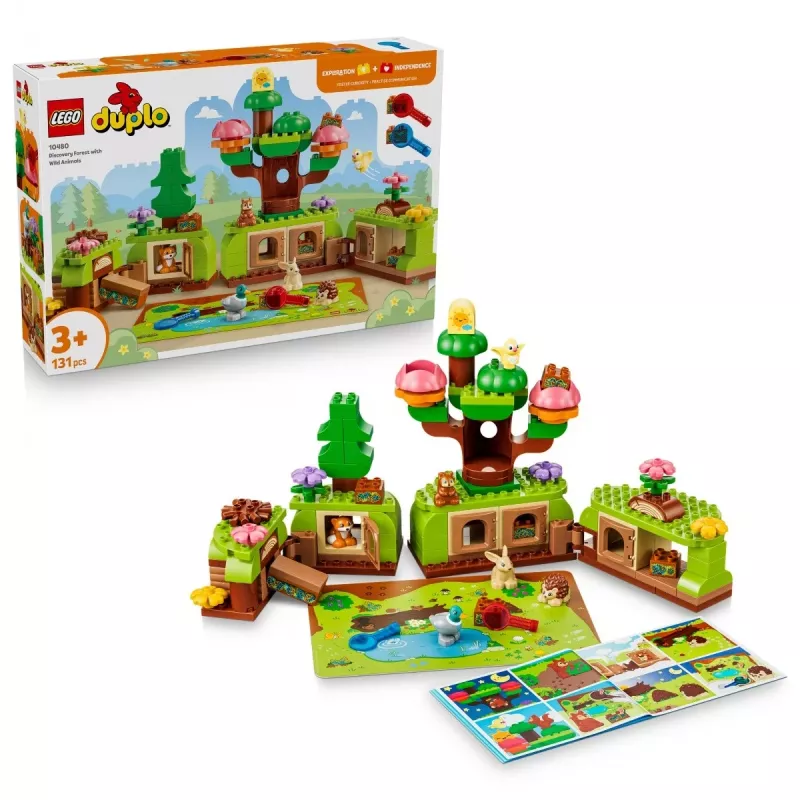 LEGO DUPLO 10480 Entdeckerwald mit Wildtieren (131 Teile)