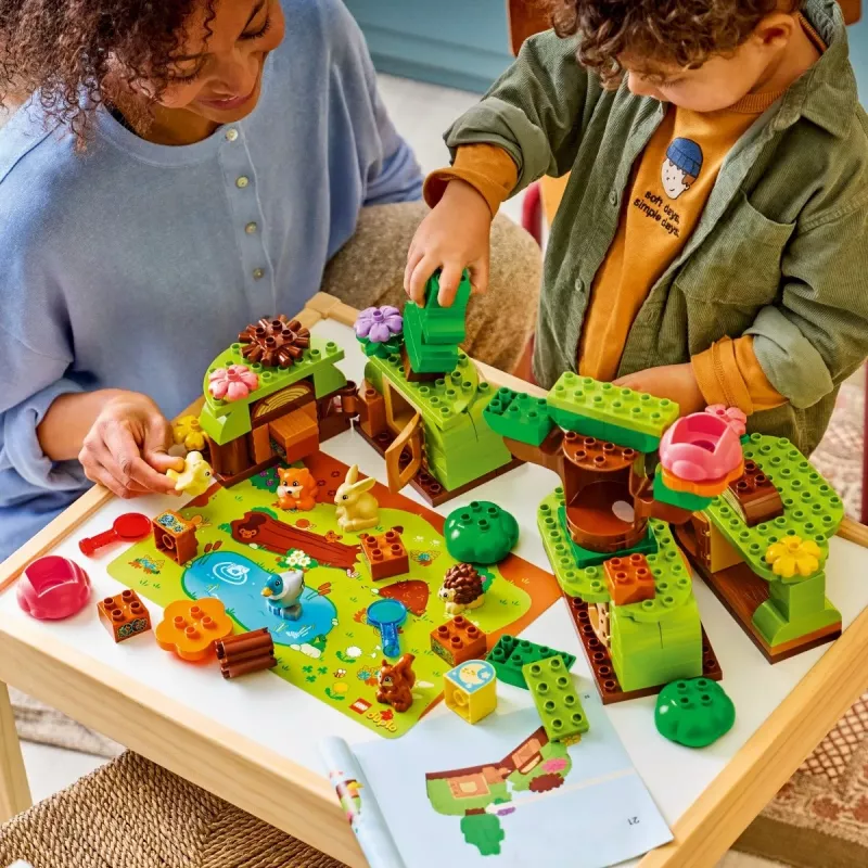 LEGO DUPLO 10480 Entdeckerwald mit Wildtieren (131 Teile)