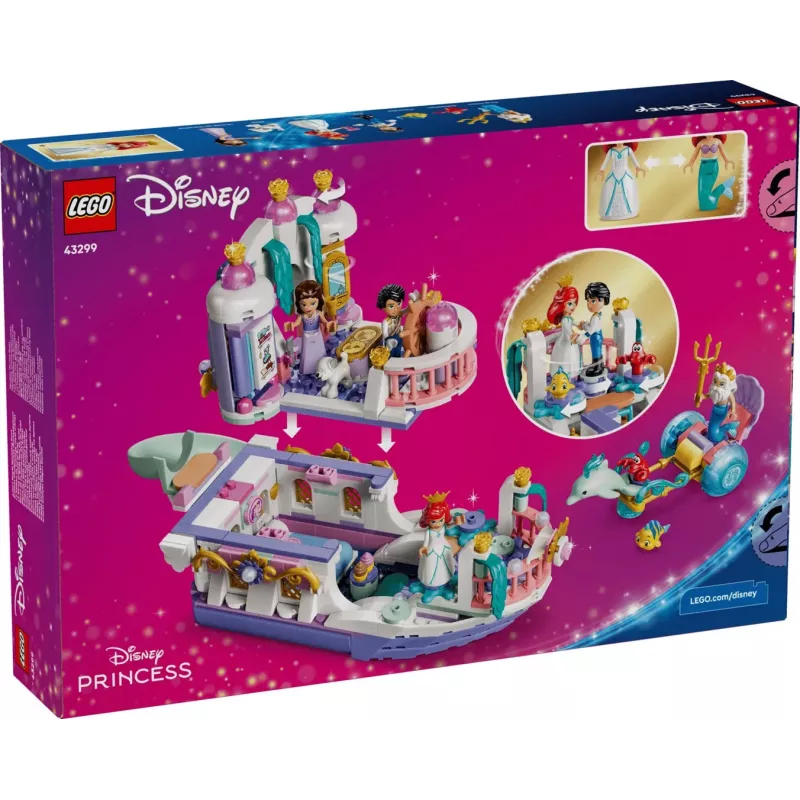 LEGO Disney 43299 Arielles königliches Hochzeitsboot (519 Teile)