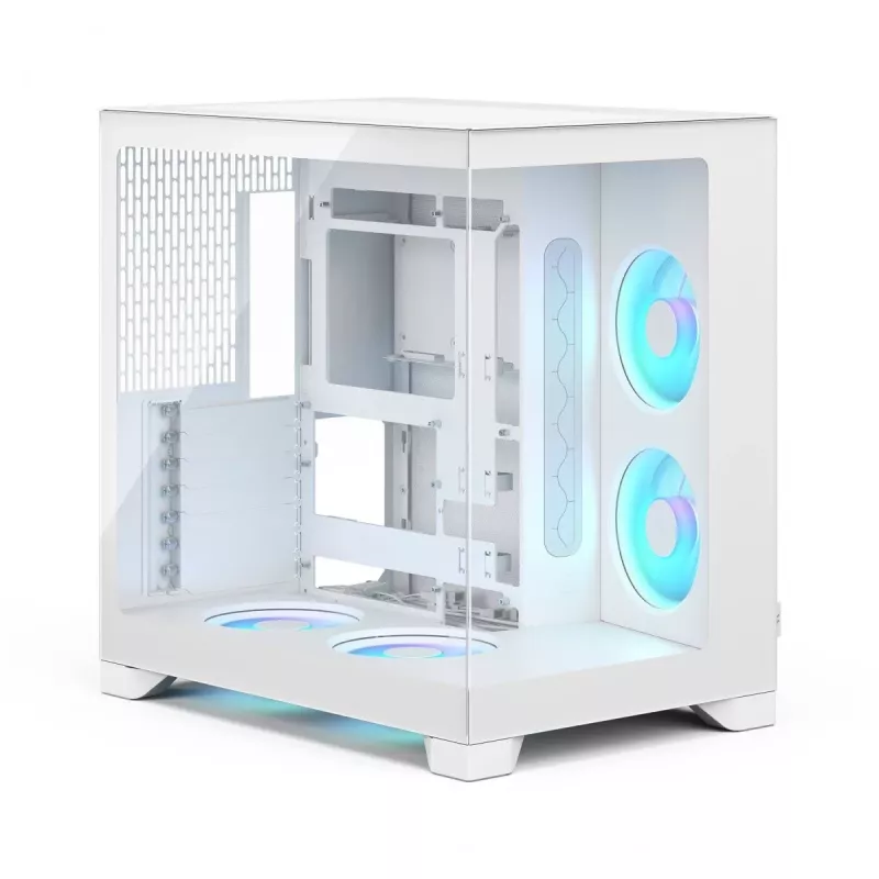 Fractal Design Pop 2 Vision White RGB ATX Mid-Tower Gehäuse (Tempered Glass)