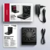 AXAGON ADSA-M2C44 USB4 40Gbps 4-Bay M.2 NVMe SSD Docking Station mit Offline-Klonfunktion, Aluminium, aktive Kühlung