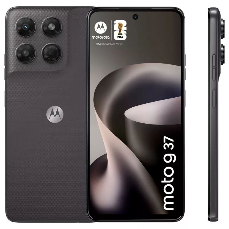 Motorola Moto G37 Smartphone - 6,67 inch Full HD+ 120Hz LCD - MediaTek Dimensity 6300 - 4 GB RAM - 128 GB Speicher - 50 MP Kamera - 5200 mAh - 5G - Android 16 - IP64 - Pantone Impenetrable