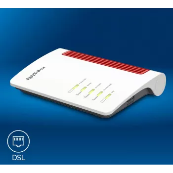 AVM FRITZ!Box 7630 Wi-Fi 7 DSL-Router, Dual-Band, bis zu 3.600 Mbit/s, 2,5 GbE WAN, DECT