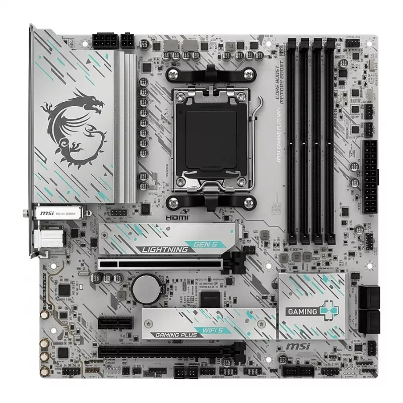 SAPPHIRE NITRO+ X870EA WIFI7 PhantomLink Mainboard - AMD X870E, Sockel AM5, ATX, unterstützt Ryzen 9000/8000/7000, DDR5 bis 8400MHz (OC), PCIe 5.0, 4x M.2, Wi-Fi 7, 5GbE LAN, Dual USB4