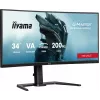 iiyama G-Master GCB3484WQSU-B2 Red Eagle 86,4 cm (34 inch) 3440 x 1440 Pixel UWQHD VA Curved Gaming Monitor 200Hz 0,6ms FreeSync Premium HDMI DisplayPort USB Hub Lautsprecher Schwarz