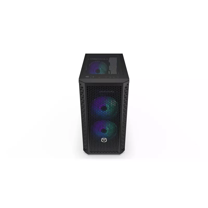 PC-Gehäuse Endorfy Signum M30 ARGB — Micro Tower mATX, Mesh-Front, 3x 120 mm ARGB-Lüfter, gehärtetes Glas, USB-C 20 Gb/s