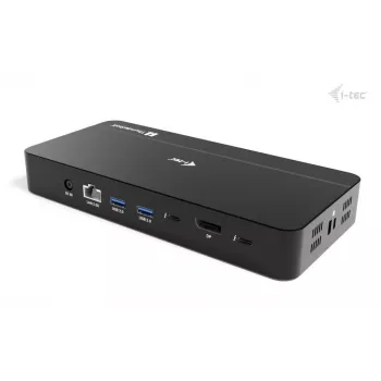 i-tec TB5 Triple Display Docking Station, 2x Thunderbolt 5, DP 2.1, 6x USB, M.2 NVMe-Steckplatz, 2,5G LAN, SD/microSD, Audio, PD 140W