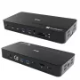 i-tec TB5 Triple Display Docking Station, 2x Thunderbolt 5, DP 2.1, 6x USB, M.2 NVMe-Steckplatz, 2,5G LAN, SD/microSD, Audio, PD 140W