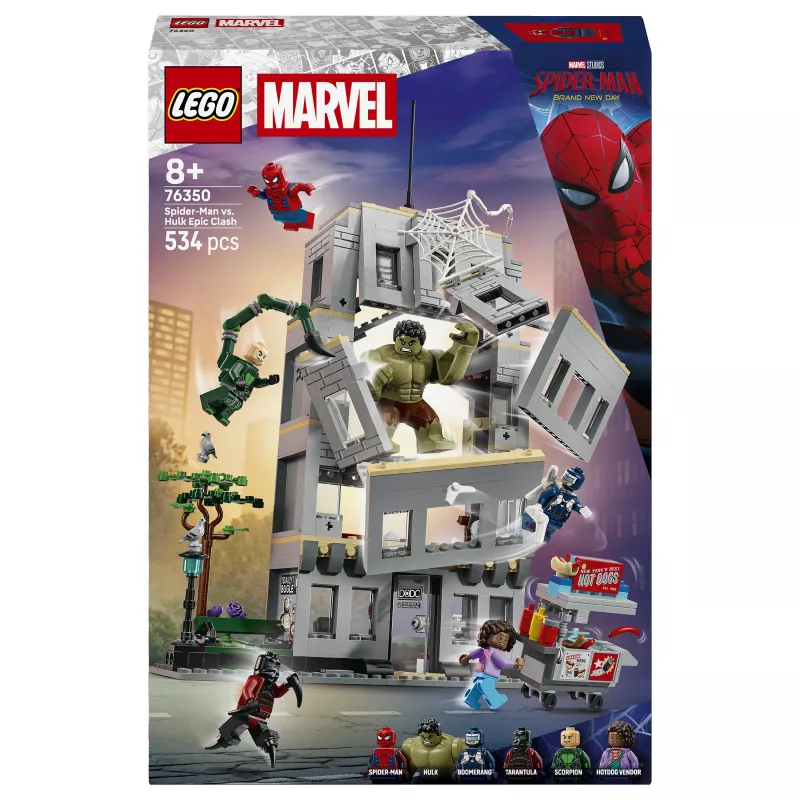 LEGO Marvel 76350 Spider-Man vs. Hulk Epic Clash (534 Teile)