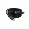 DIGITUS USB4 Version 2.0 Silicone Cable USB-C auf USB-C 80Gbps 240W 16K 0,5m Schwarz AK-300350-005-S