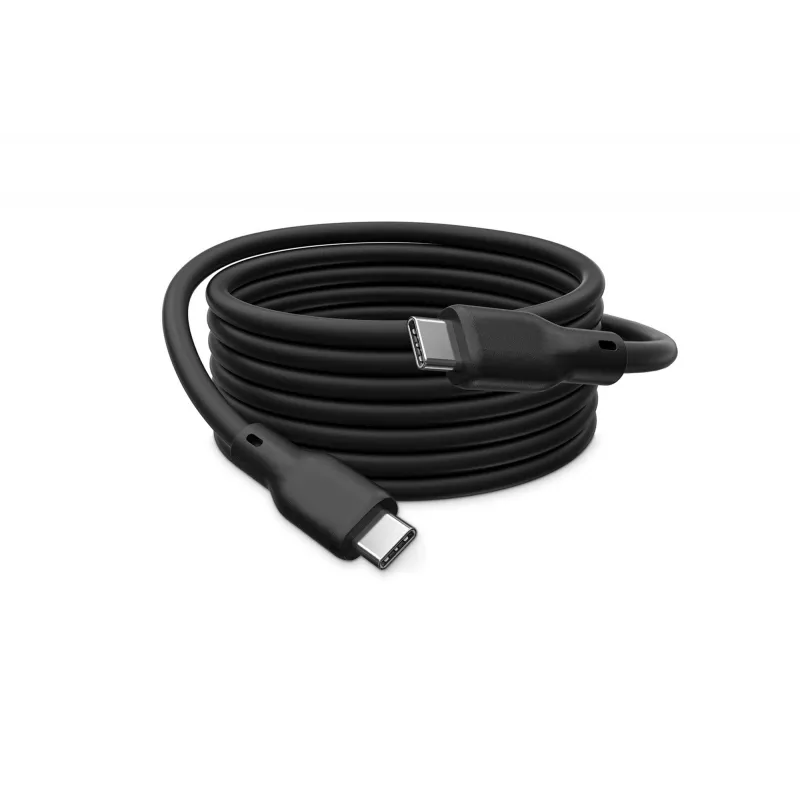 DIGITUS USB4 Version 2.0 Silicone Cable USB-C auf USB-C 80Gbps 240W 16K 0,5m Schwarz AK-300350-005-S