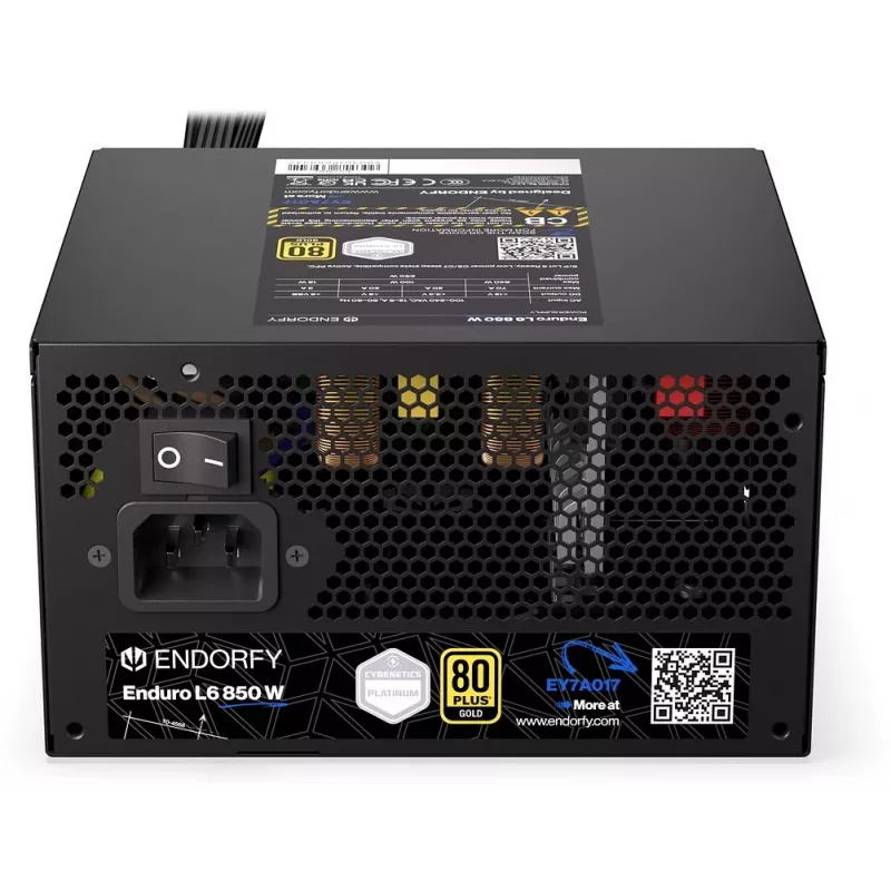 ENDORFY Enduro L6 850 W Netzteil 20+4 pin ATX 3.1 80 PLUS Gold Schwarz