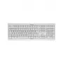 CHERRY KC 1000 Kabelgebundene USB-Tastatur - Spanisches QWERTY-Layout, Hellgrau