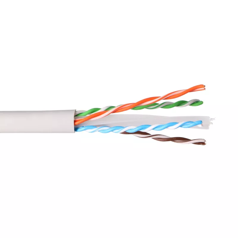 Extralink CAT6A U/UTP Indoor Twisted Pair Installationskabel 305 m Weiß EX.96631