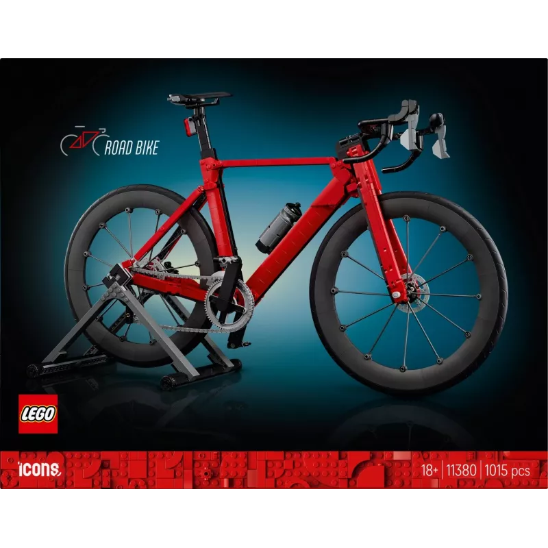 LEGO Icons 11380 Rennrad Baukasten, 1015 Teile, ab 18 Jahren