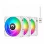 Thermaltake CT120 EX Infinity ARGB Sync White | 120mm Infinity Mirror Hydraulic Bearing PWM Gehäuselüfter 3er-Pack