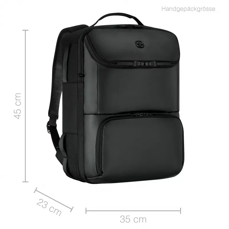 Wenger UrbanOne Travel 15.6 inch Laptop-Rucksack 33L Schwarz 653888