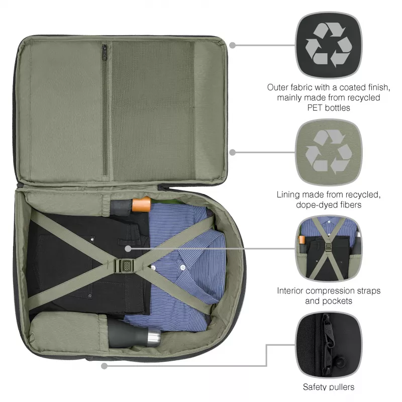Wenger UrbanOne Travel 15.6 inch Laptop-Rucksack 33L Schwarz 653888