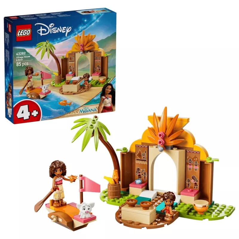 LEGO Disney Moana 43282 Dorfhaus und Boot